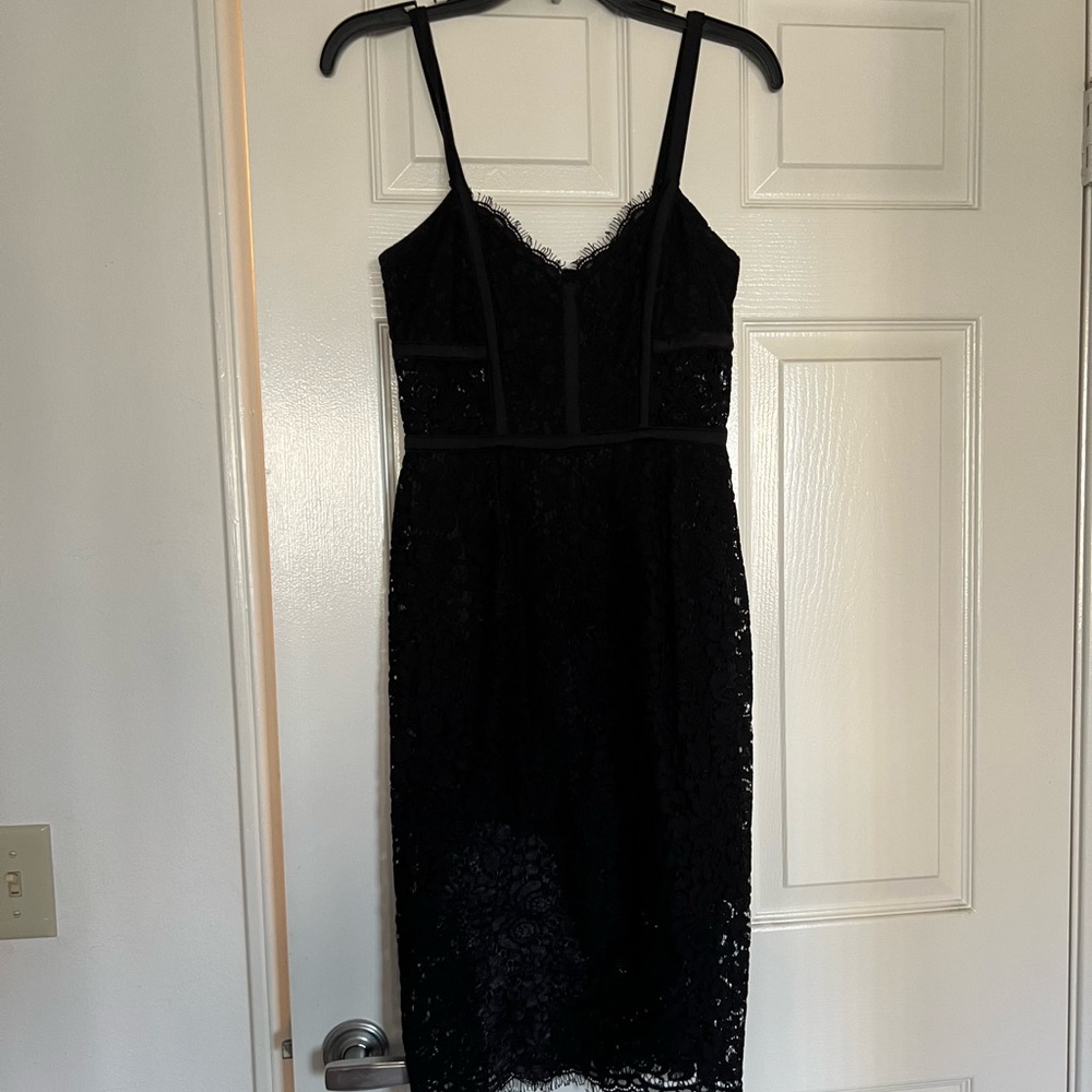 Express lace midi dress